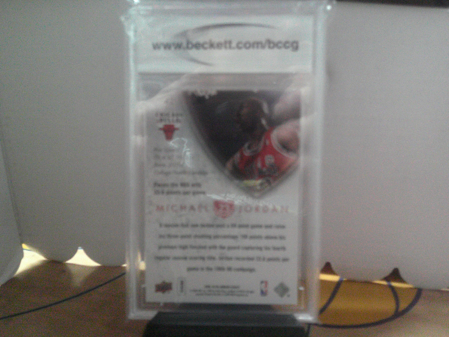 2009-10 UPPER DECK MJ LEGACY #42 MICHAEL JORDAN BECKETT 10