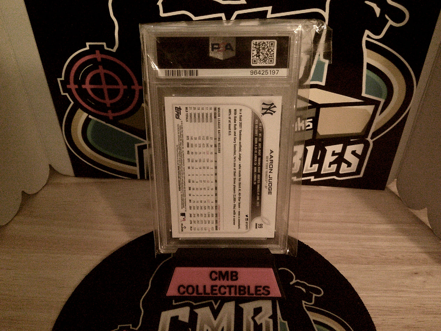 2022 Topps Chrome Sonic Aaron Judge B/W Raywave Refractor #99 PSA 10