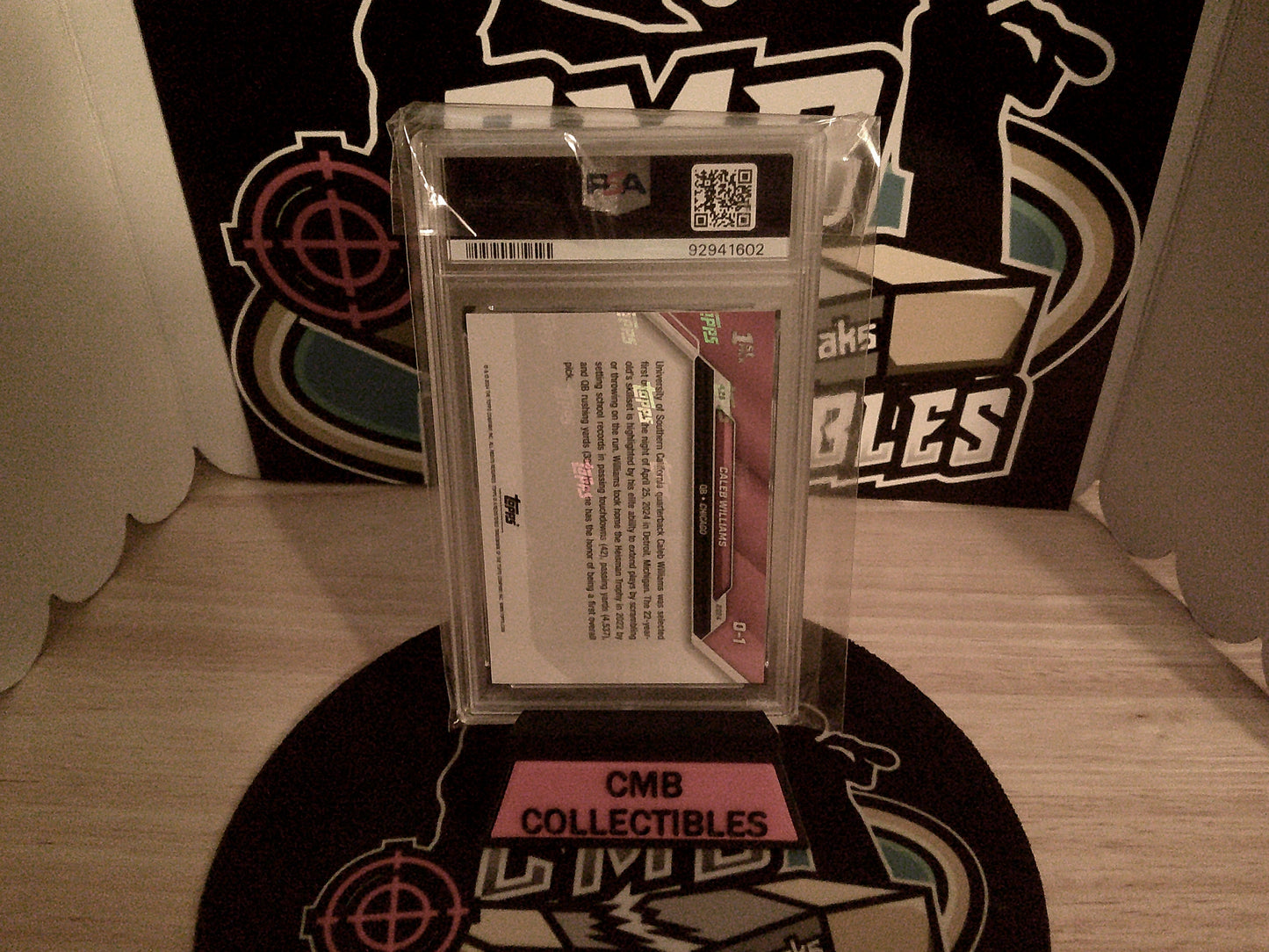 2024 Topps Now Caleb Williams #D1 PSA 10