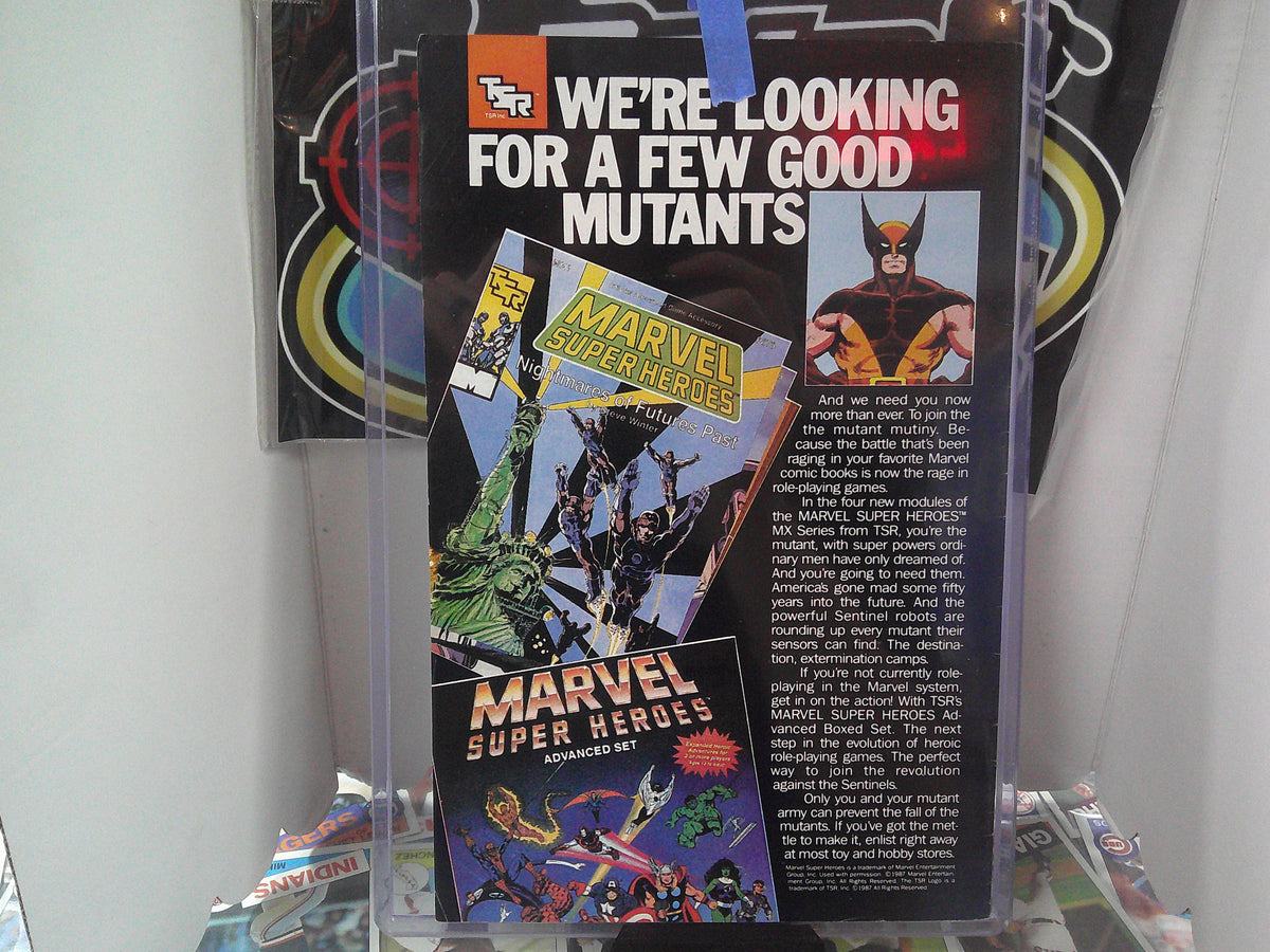 1988 Marvel Captain America Fall of the Mutants Comic Book