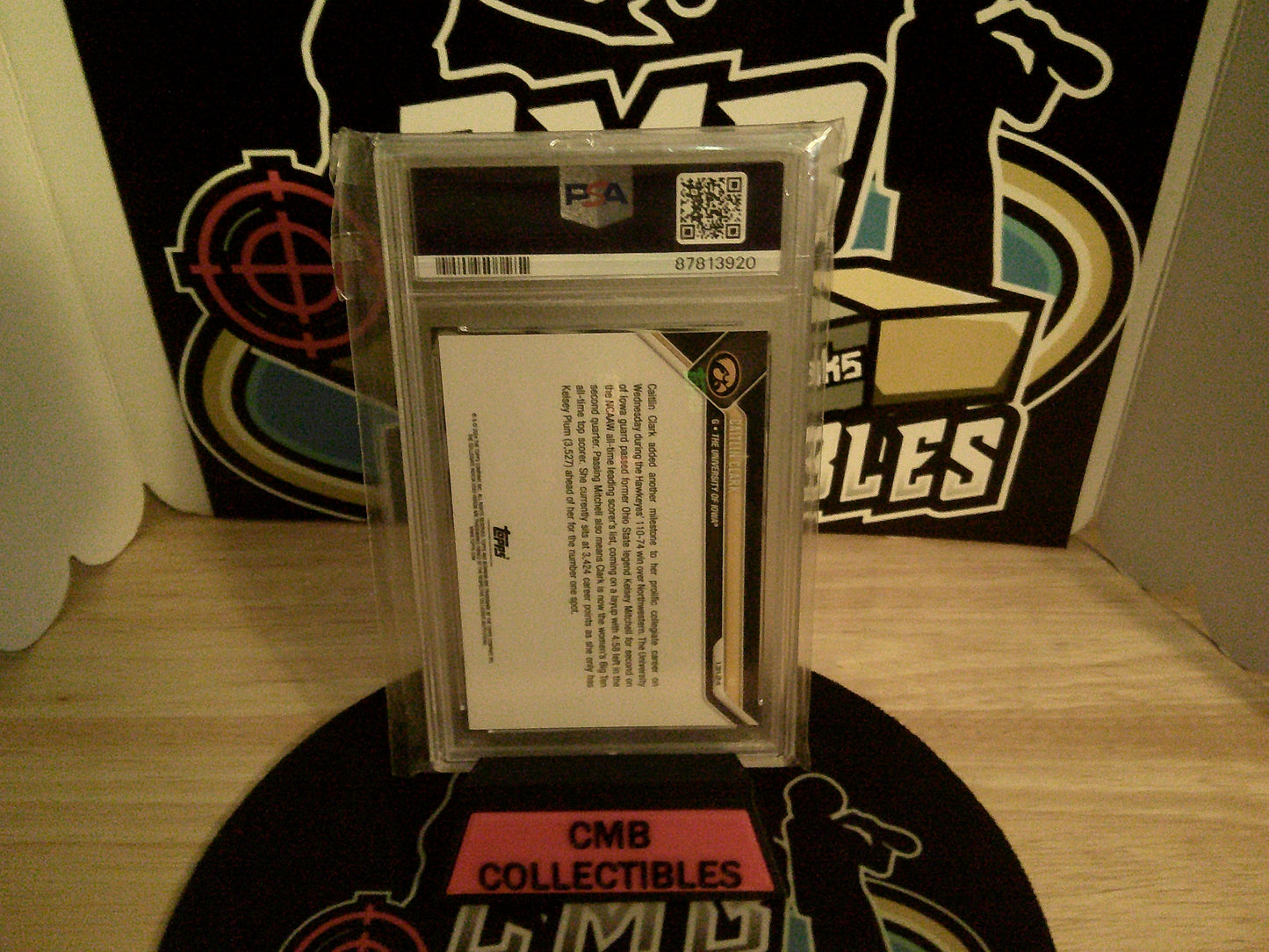 2023 Bowman U Now Caitlin Clark #41 PSA 10