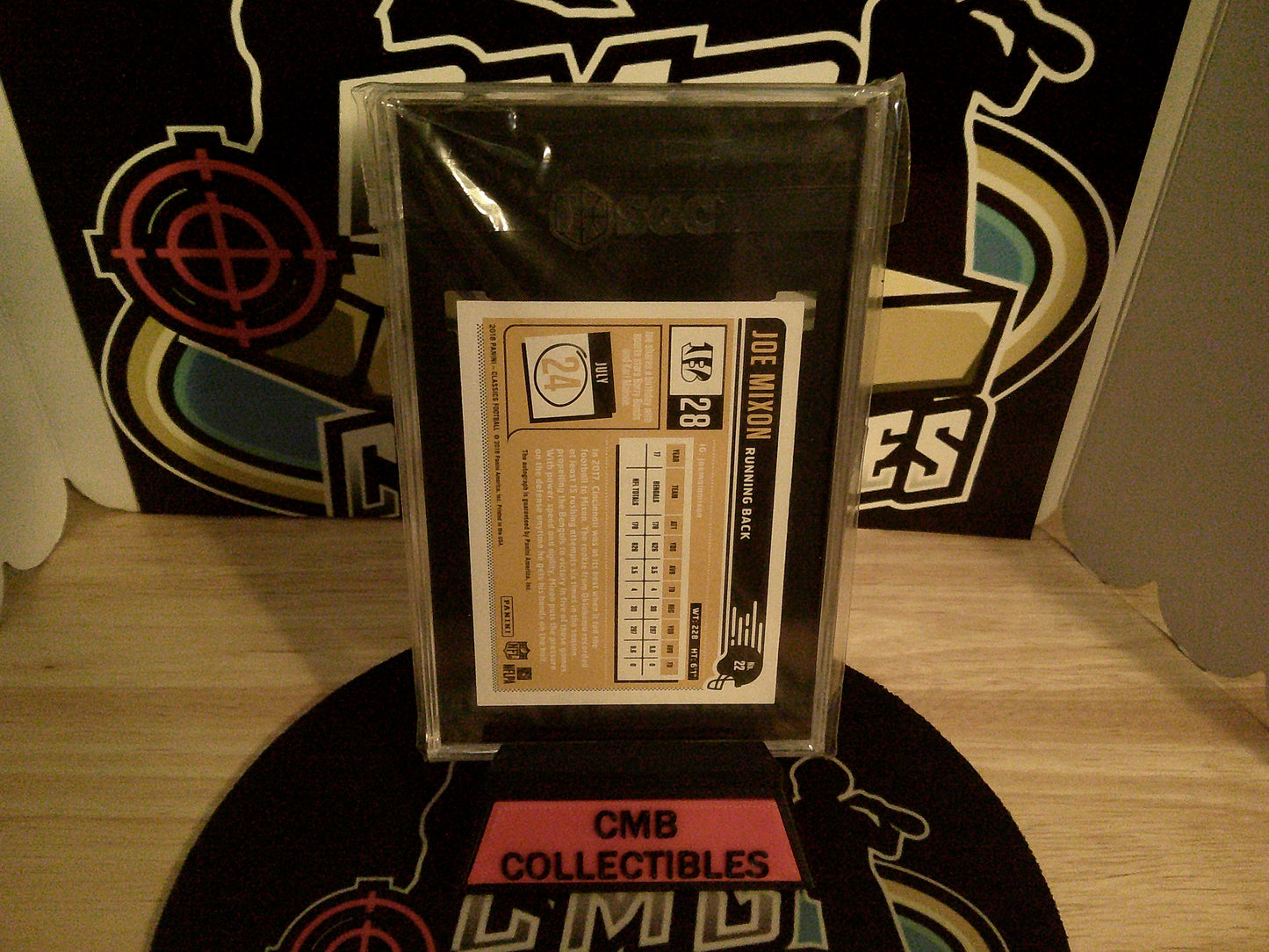 2018 Panini Classics #22 Joe Mixon Significant Signatures 24/99 SGC 10 Auto 10