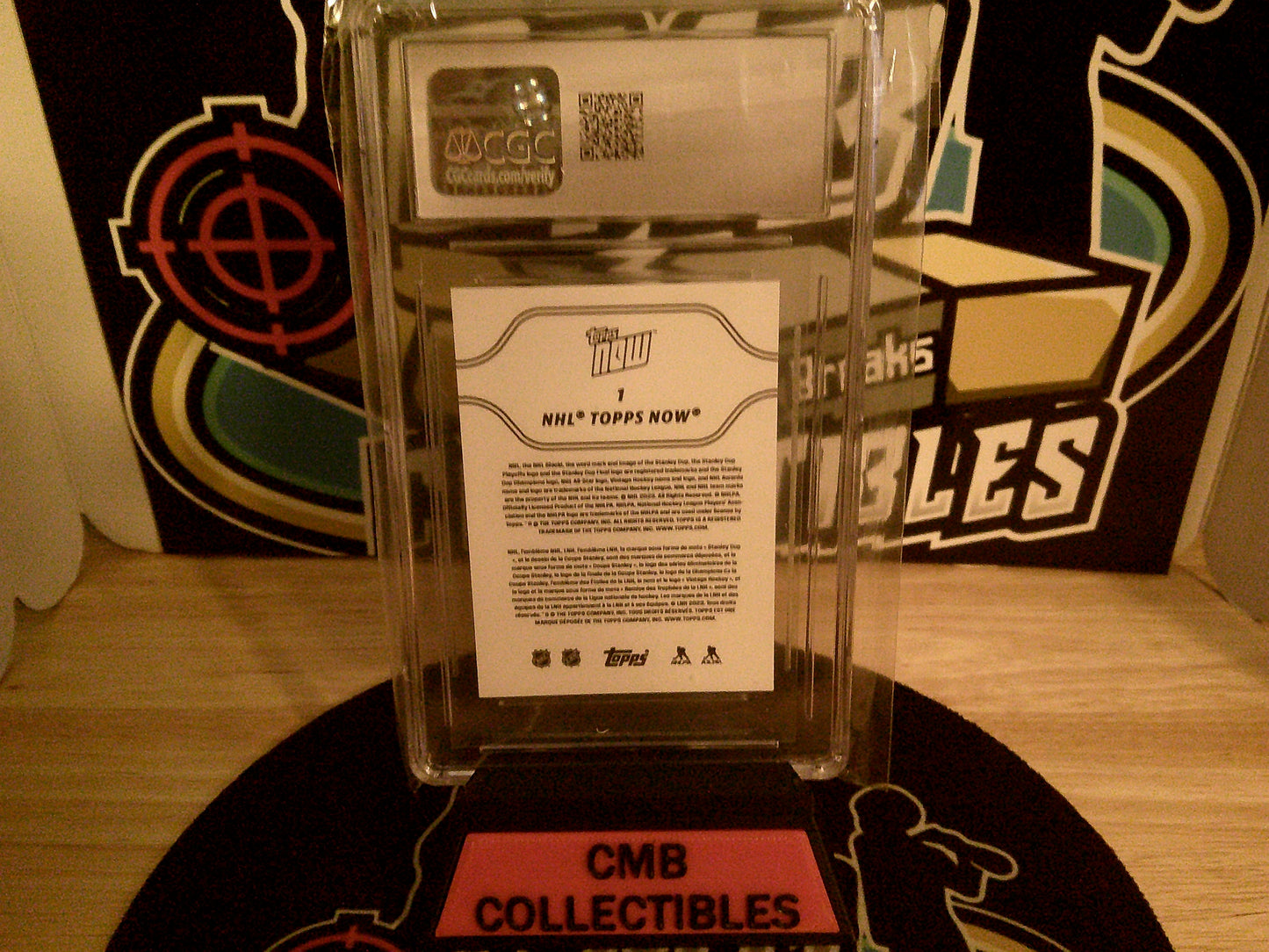 2023-24 Topps Now NHL Stickers #1 Connor Bedard CGC 10