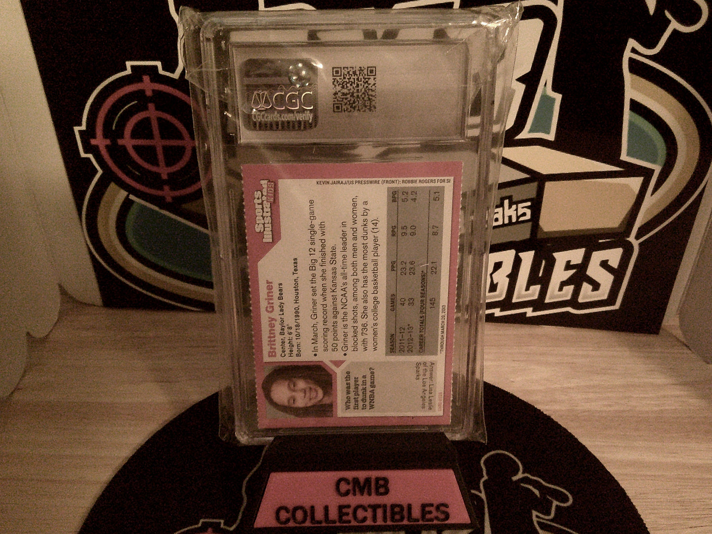 2013 Sports Illustrated for Kids #226 Brittney Griner CGC AA