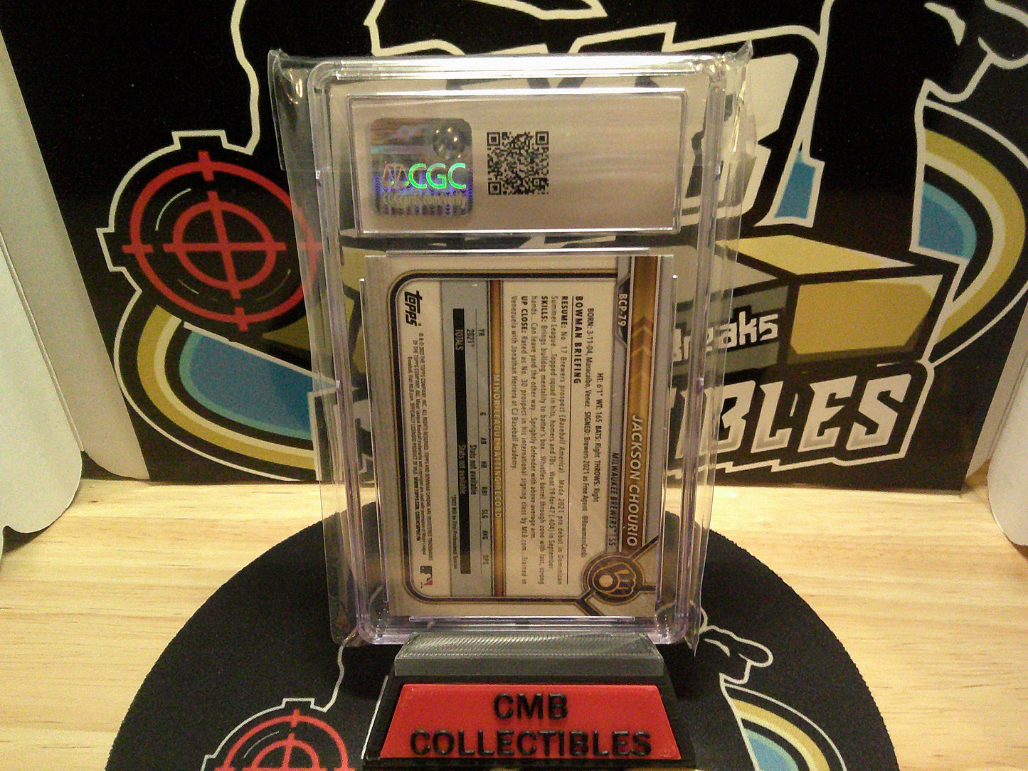 2022 Bowman Chrome Prospects #BCP-79 Jackson Chourio CGC 10