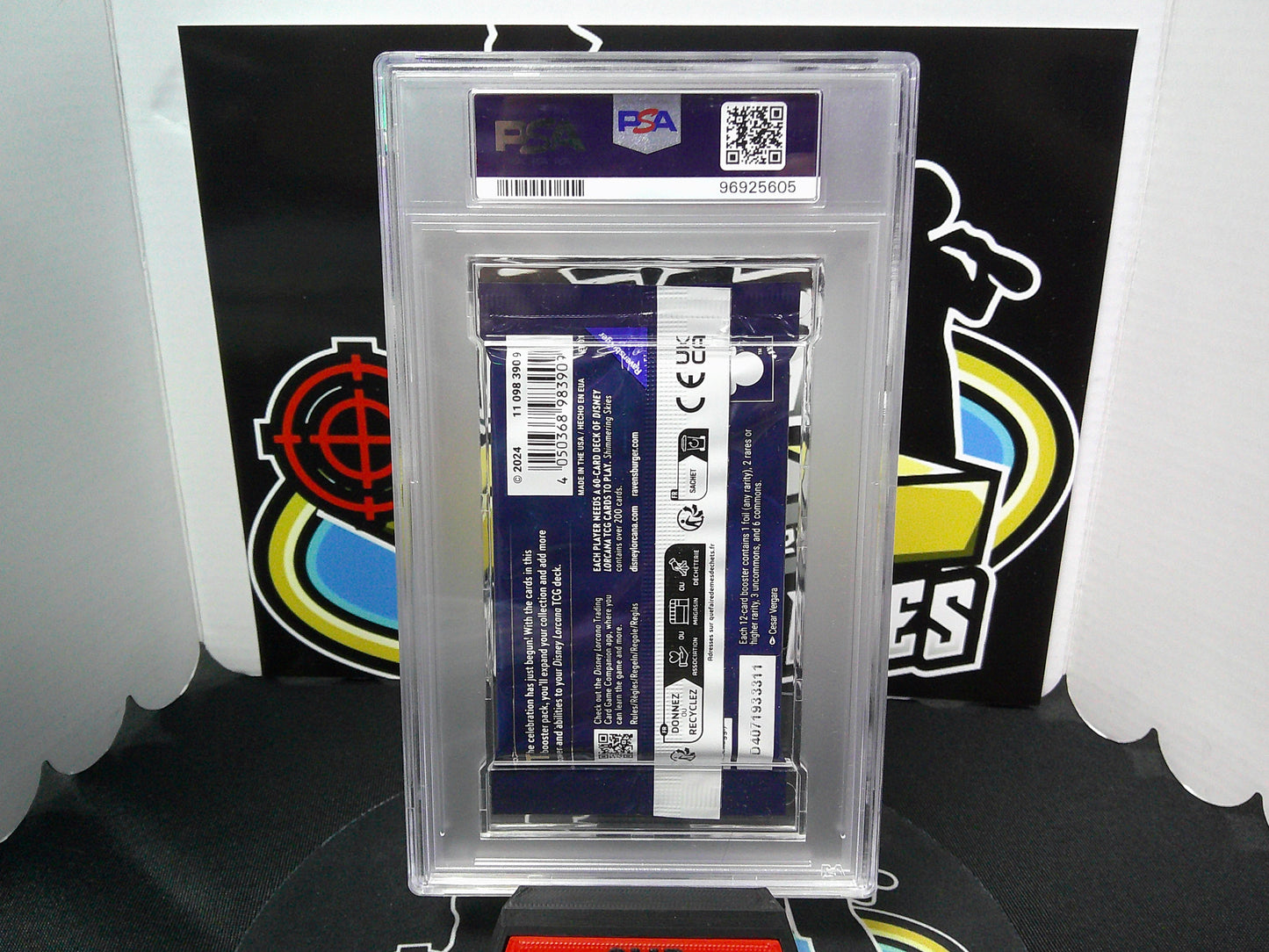 2024 Lorcana EN01 Shimmering Skies Booster Packs Set of 3 PSA 9/10