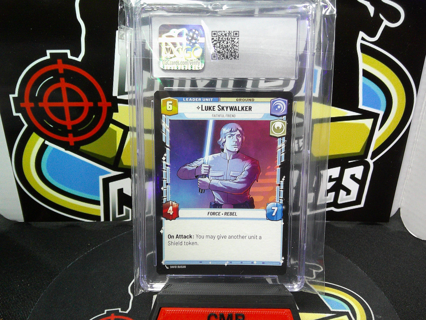 Luke Skywalker Star Wars Unlimited (2024) Promo Cards-002/002 Spark of Rebellion Prerelease CGC 9.5