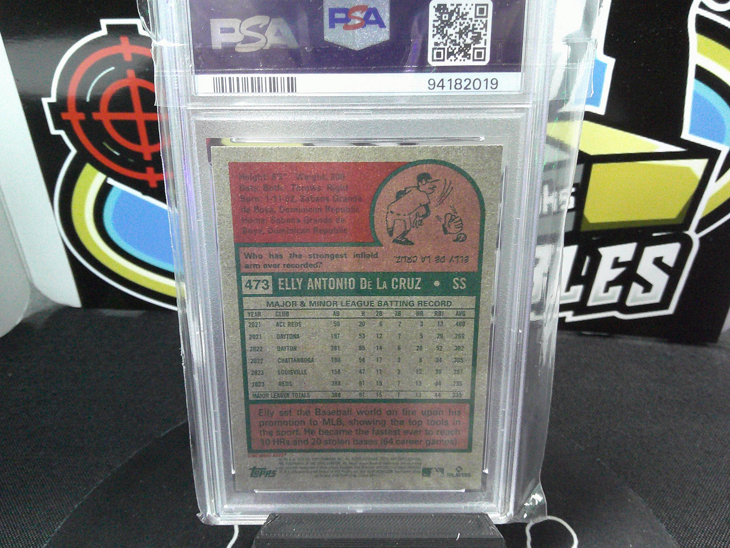 2024 Topps Heritage Elly De La Cruz #473 PSA 9
