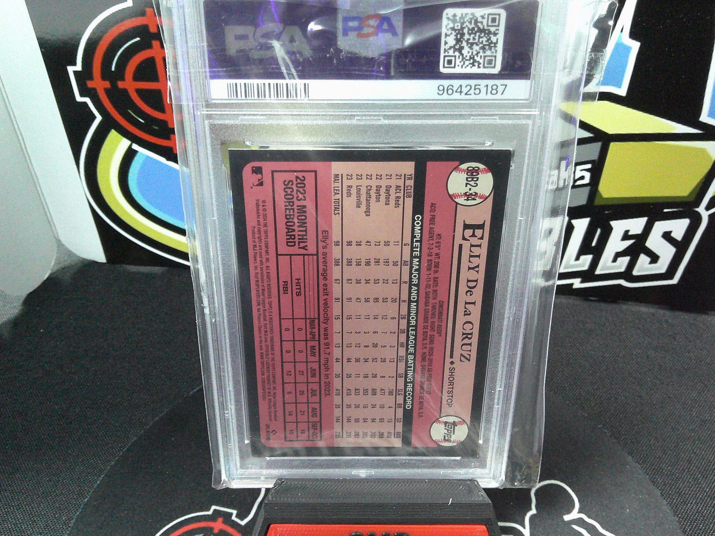 2024 Topps Elly De La Cruz 1989 Topps #89B2-34 PSA 7