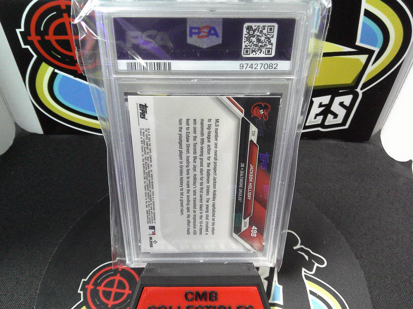 2024 Topps Now Jackson Holliday #498 PSA 10