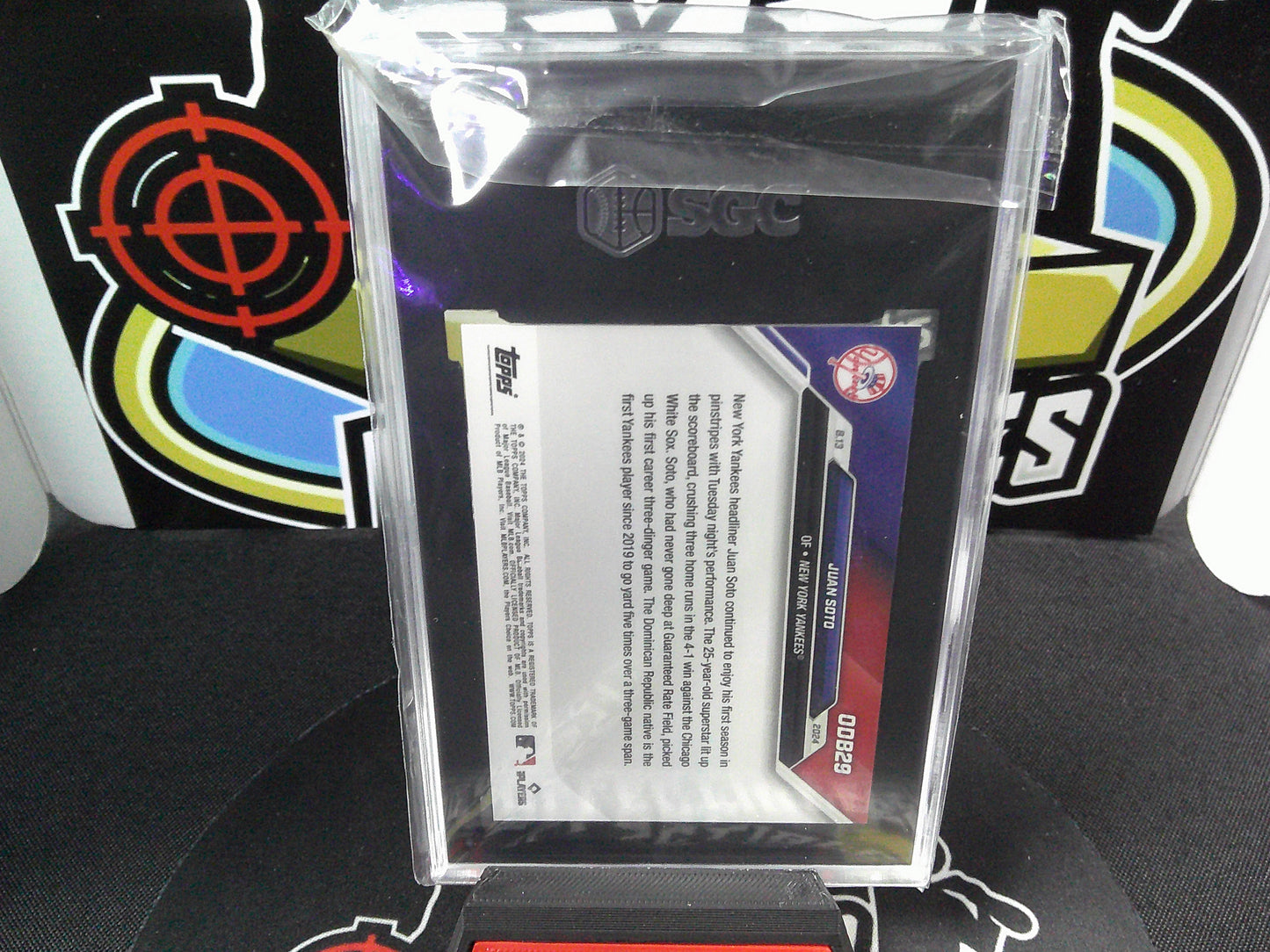 2024 Topps Now ODB29 Juan Soto Road to Opening Day Bonus SGC 10