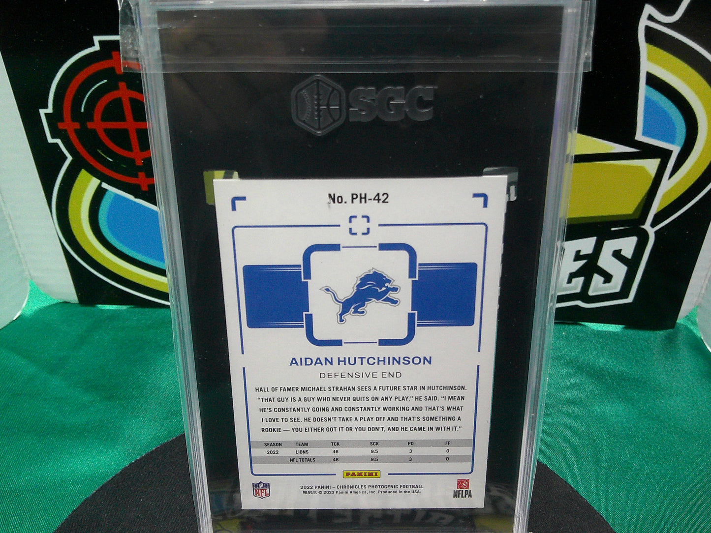 2022 Panini Chronicles PH-42 Aidan Hutchinson Photogenic SGC 10