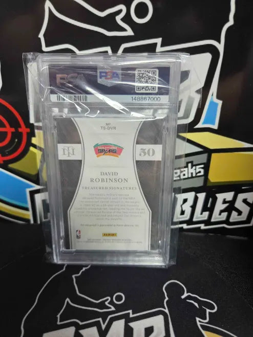 2021 National Treasures Autograph David Robinson PSA AUTO 10
