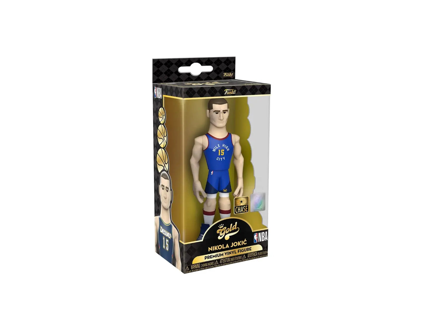 Funko Gold Nikola Jokic Mile High City Premium Vinyl Figure. CHASE!