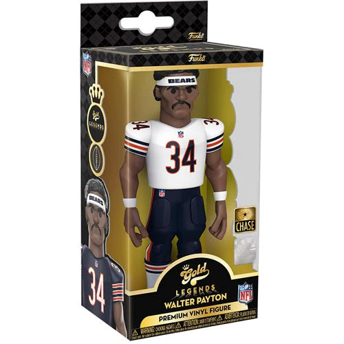 Funko Gold Walter Payton White Jersey Premium Vinyl Figure