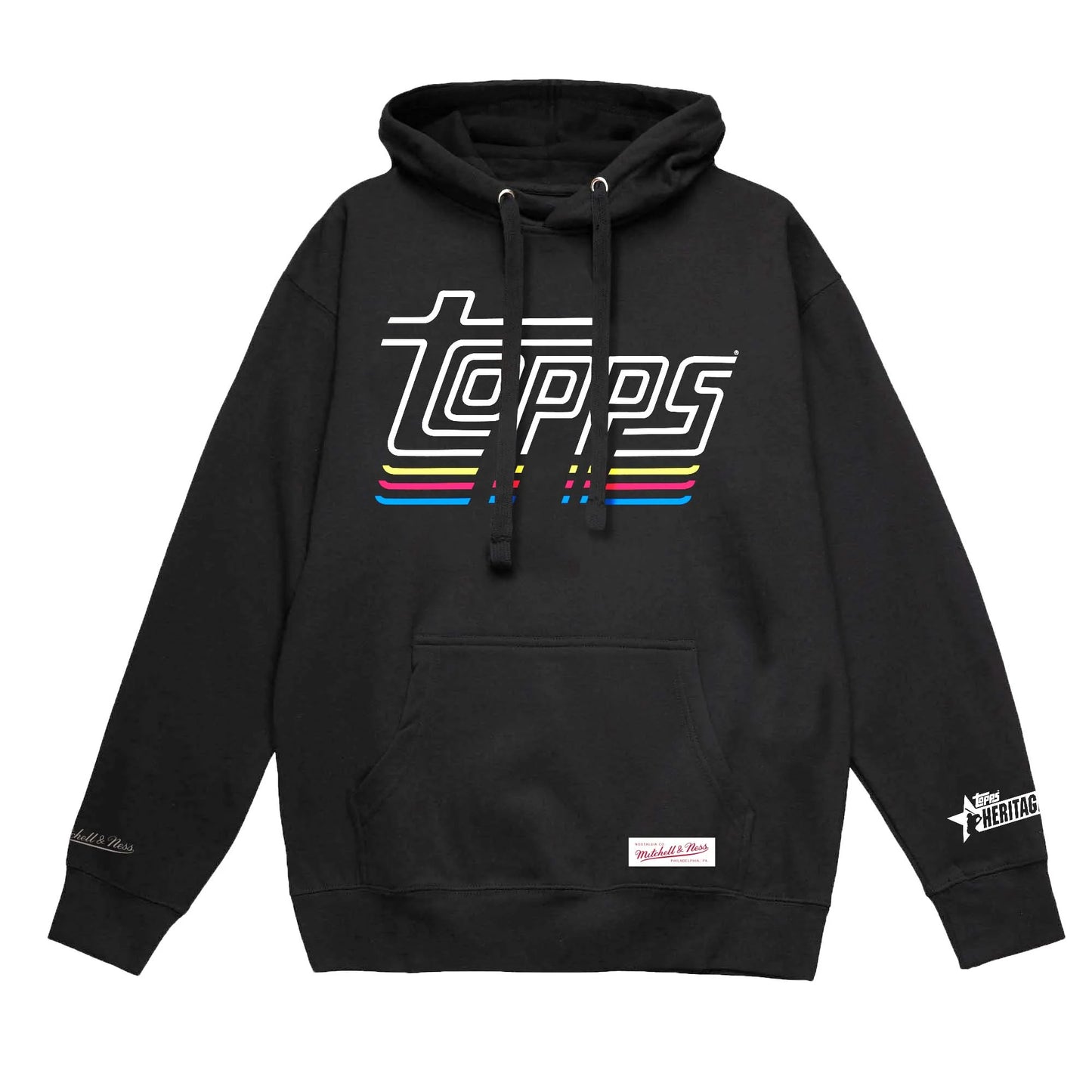 Topps Heritage Black 76 Logo Hoodie. New.