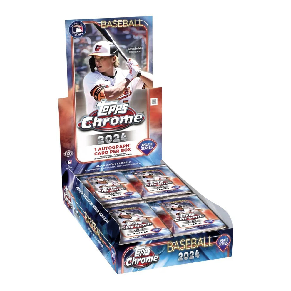 2024 Topps Chrome Update MLB Hobby Pack. New.