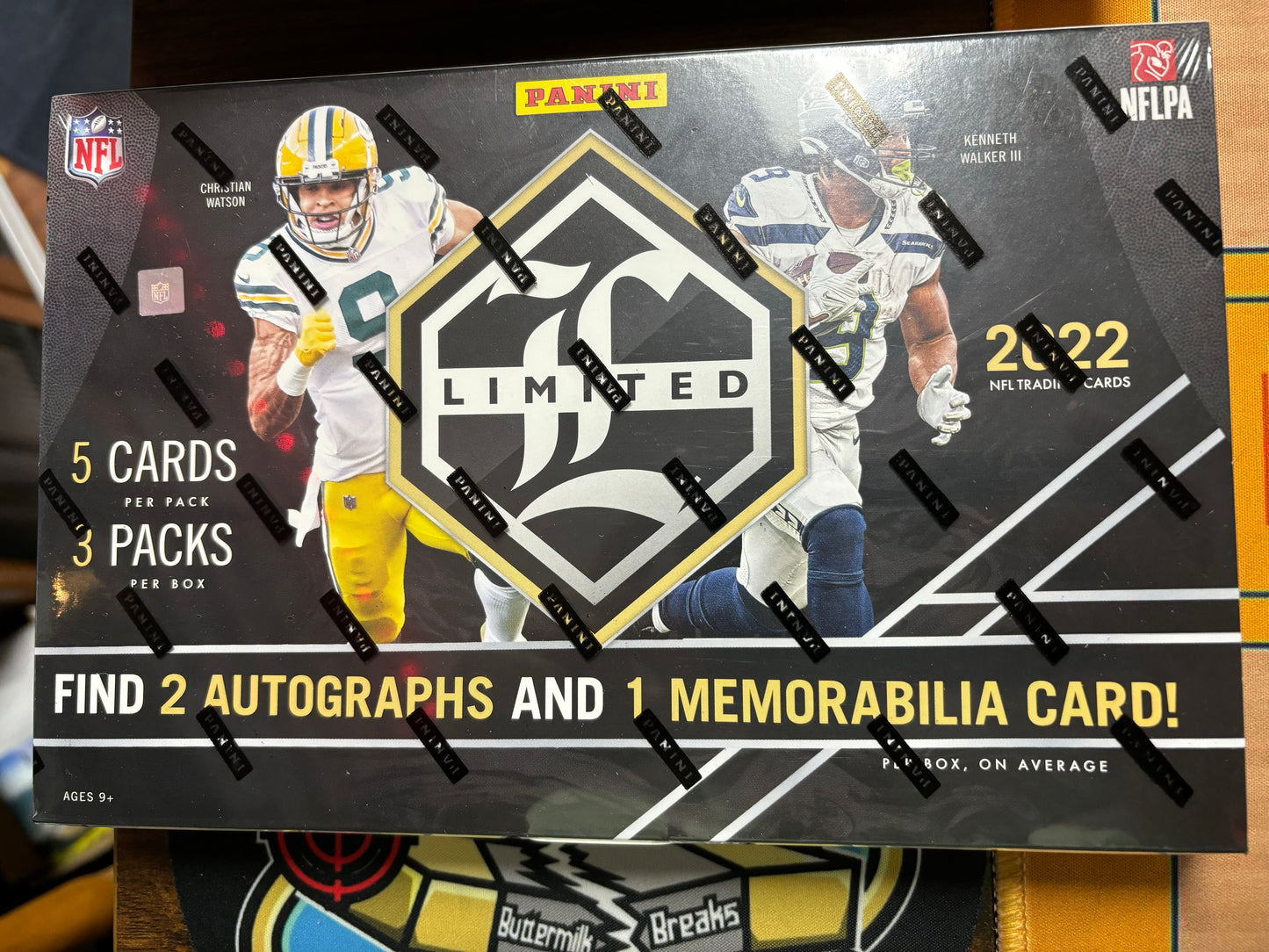2022 Panini Limited NFL Hobby Box! New!
