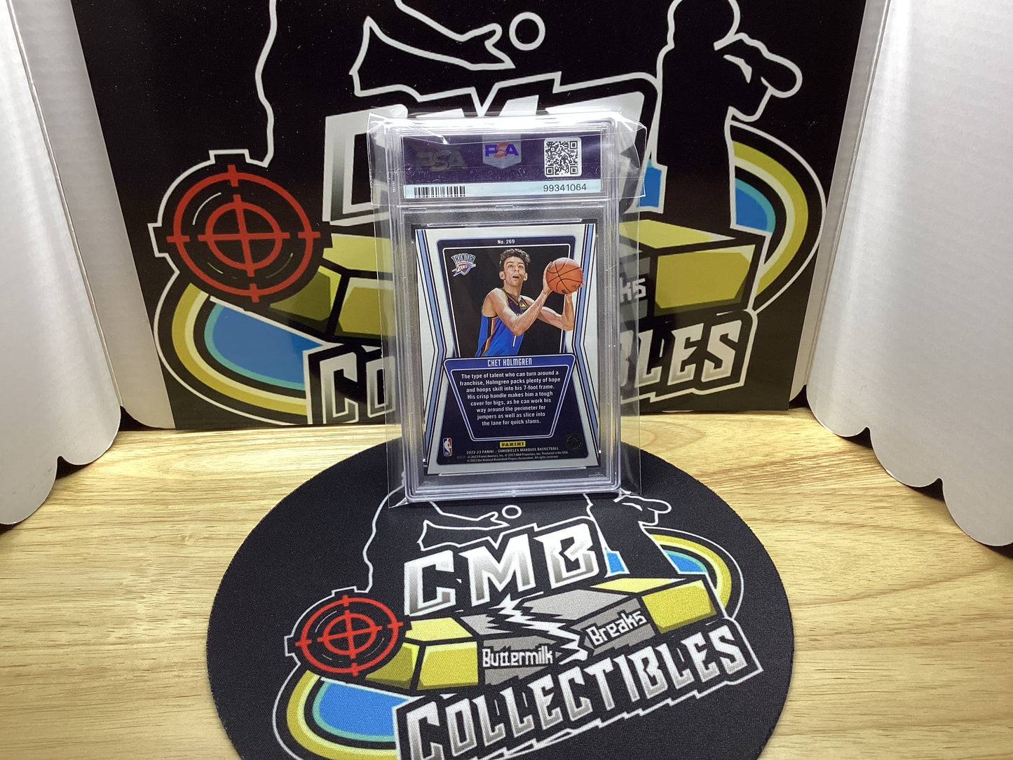 2022 Chronicles Chet Holmgren RC PSA Grade 10.
