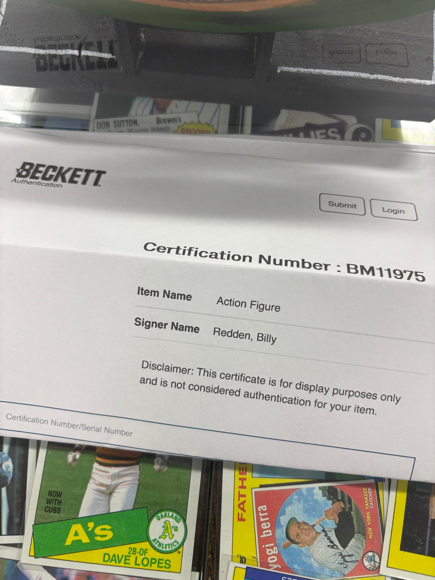 Billy Redden actor that played "Banjo Boy" in the 1972 movie Deliverance. Autographed wooden boat/canoe with Beckett COA! Unique and one of a kind collectors piece.