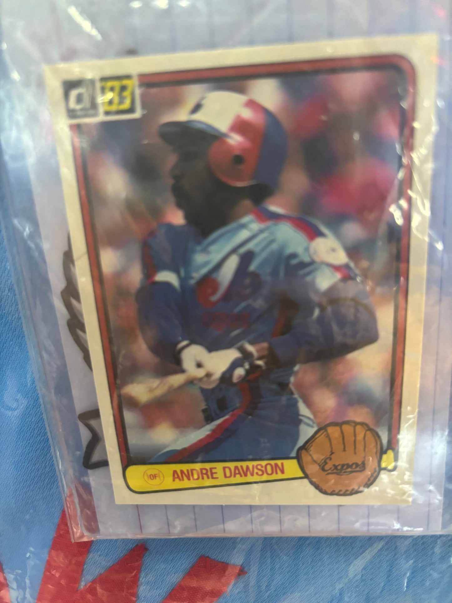 Andre Dawson Montreal Expos Autographed Jersey w Beckett HOLOGRAM COA.