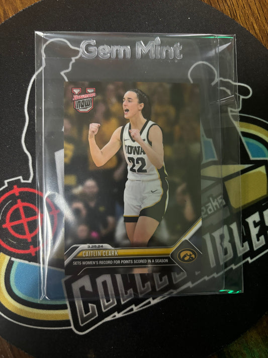 2024 Bowman U Now Caitlin Clark #74 Record For Points Scored 3.25.24! Ungraded.