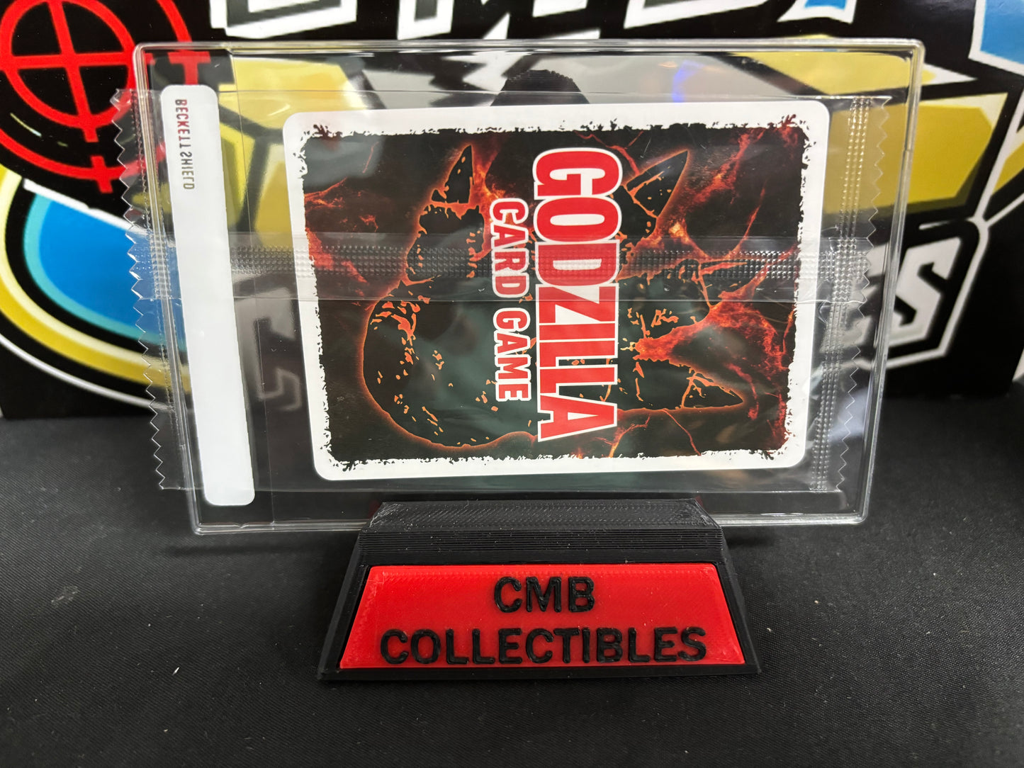 Burning Godzilla's Rampage Godzilla vs. Godzilla Card Game Sealed Promo Card. First Official Release!