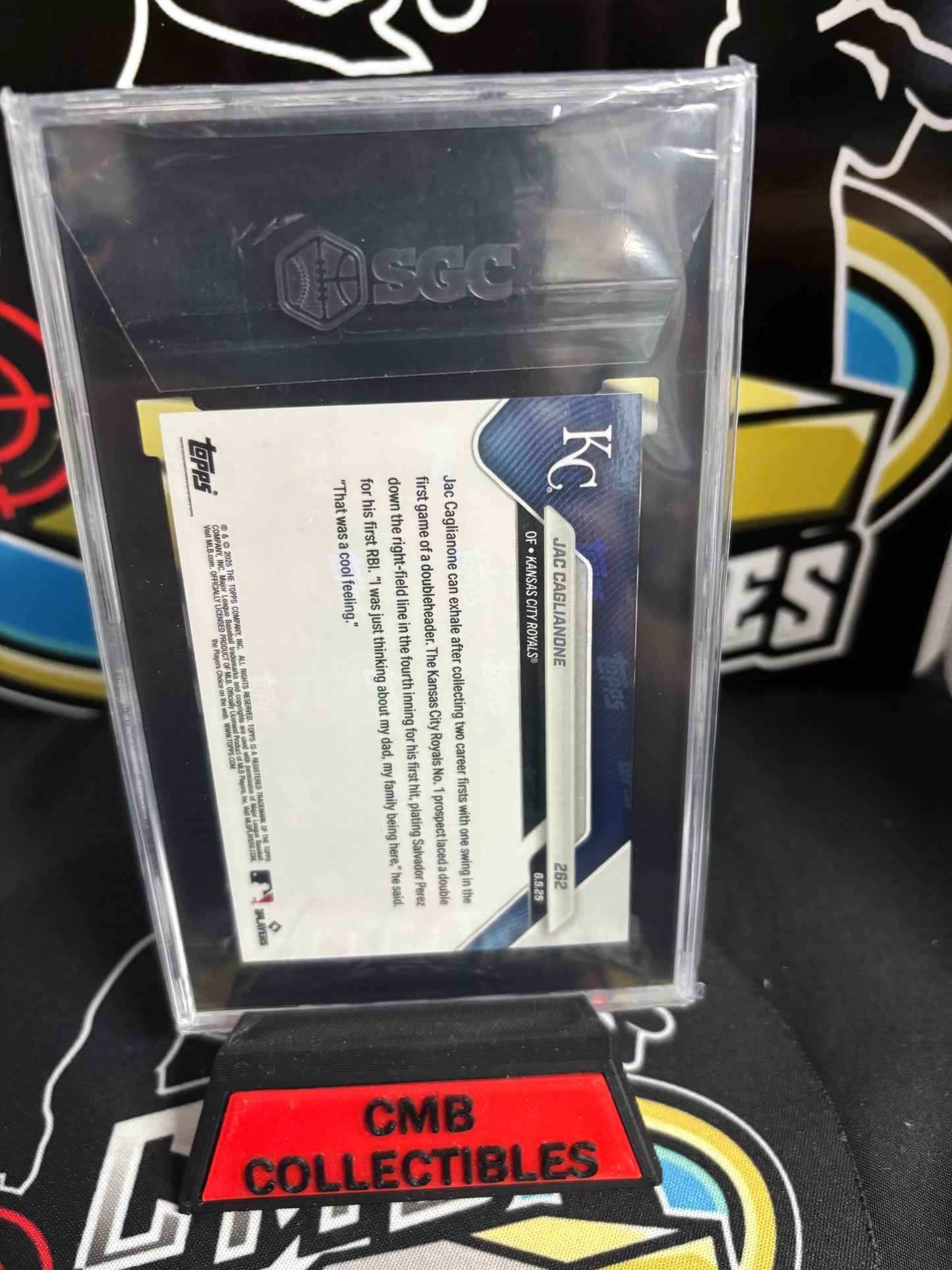 2025 Topps Now Call Up Jac Caglianone #262 SGC 9.5.