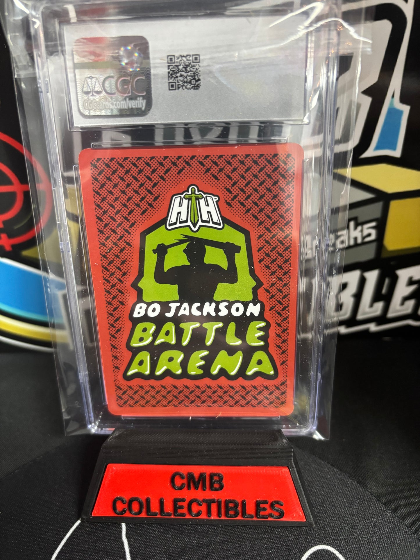 Bo Jackson Battle Arena Alpha Update Mic'd Up Battelfoil BF157 CGC 9!