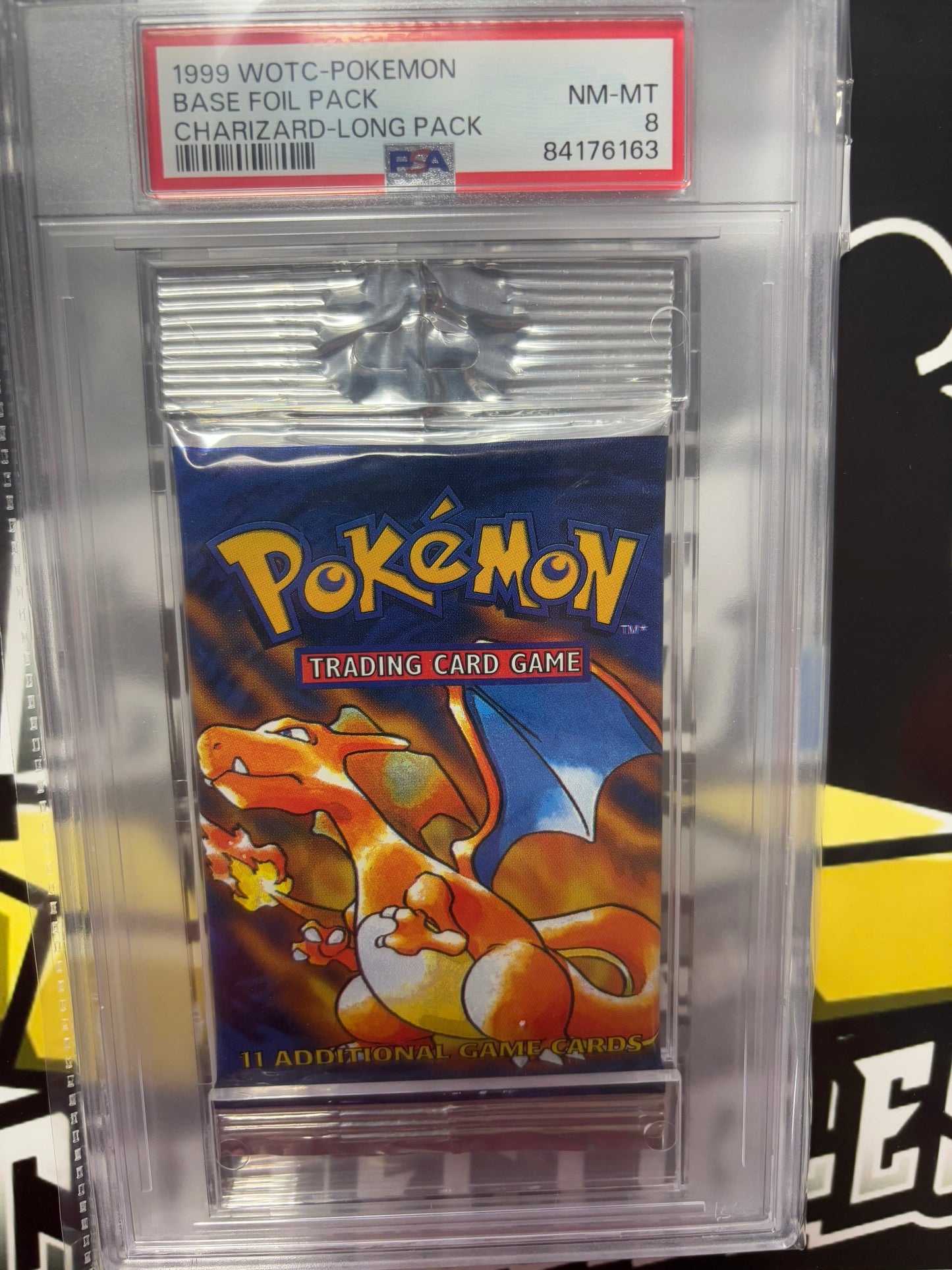 1999 WOTC Pokemon Base Long Foil Pack PSA Graded Set!