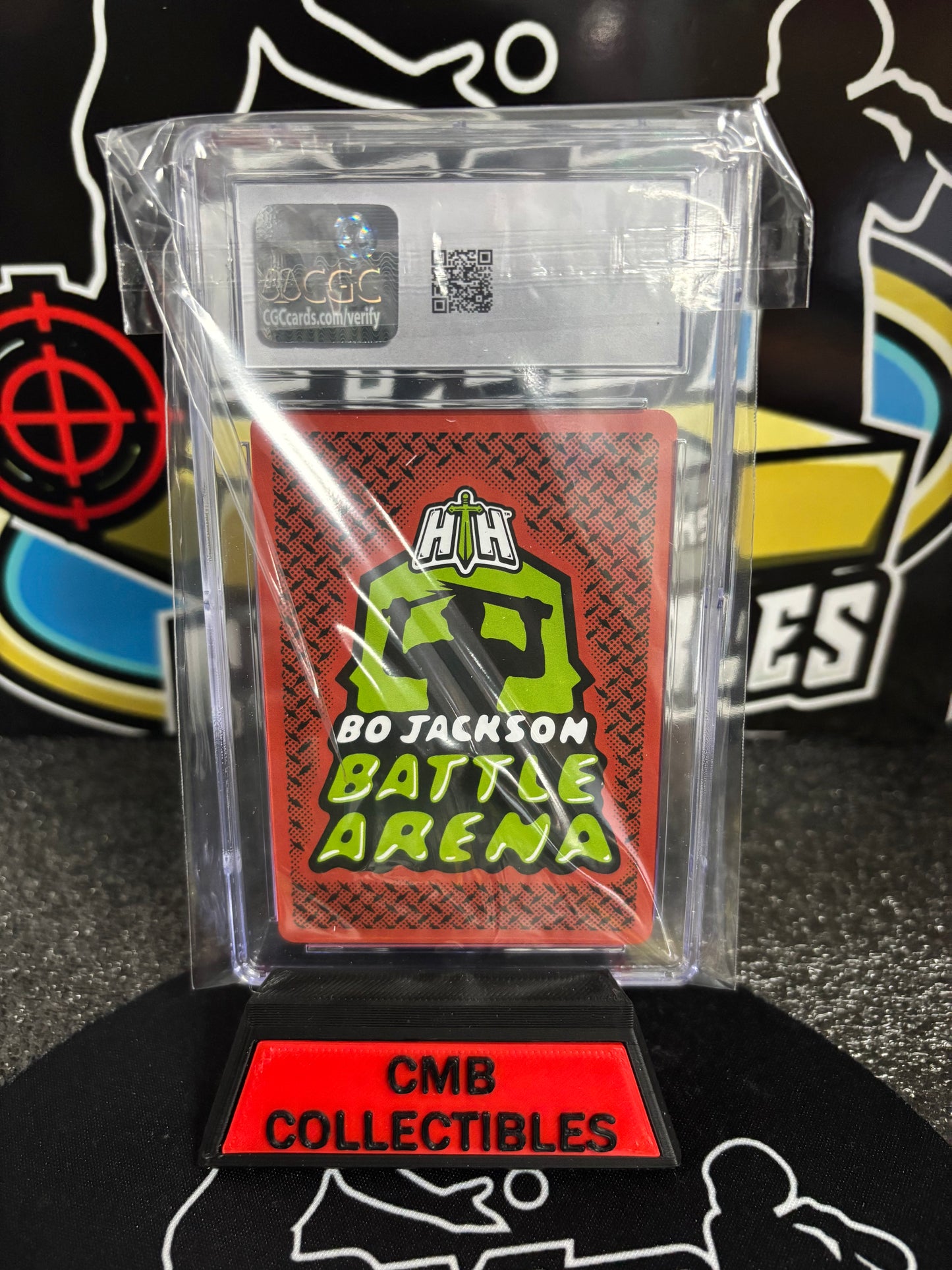 2024 Bo Jackson Battle Arena Taze 'Em! First Edition Battle foil. #BF-35. CGC graded 9!