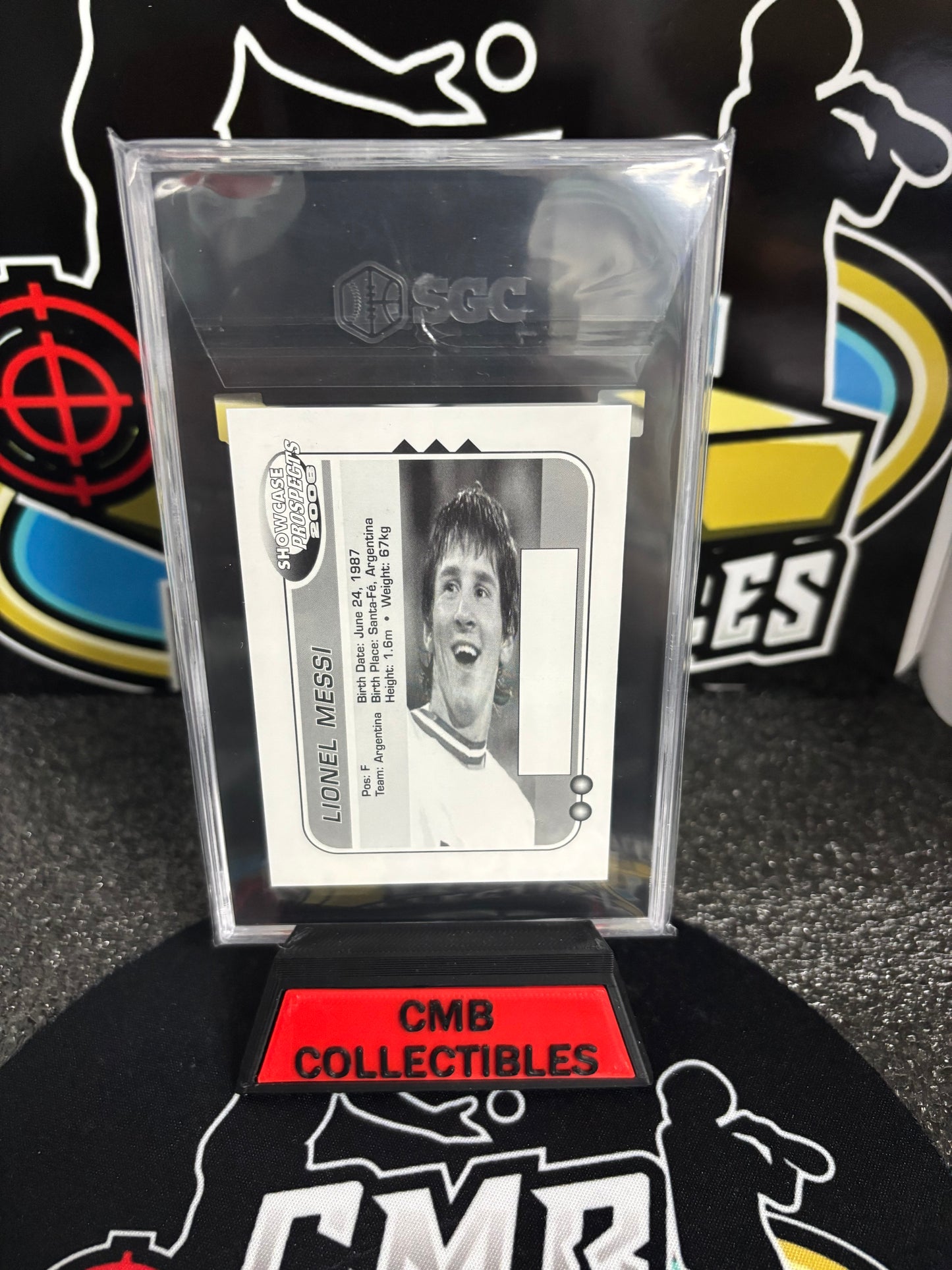 2006 Showcase Prospects Lionel Messi RC Graded SCG 9.5!