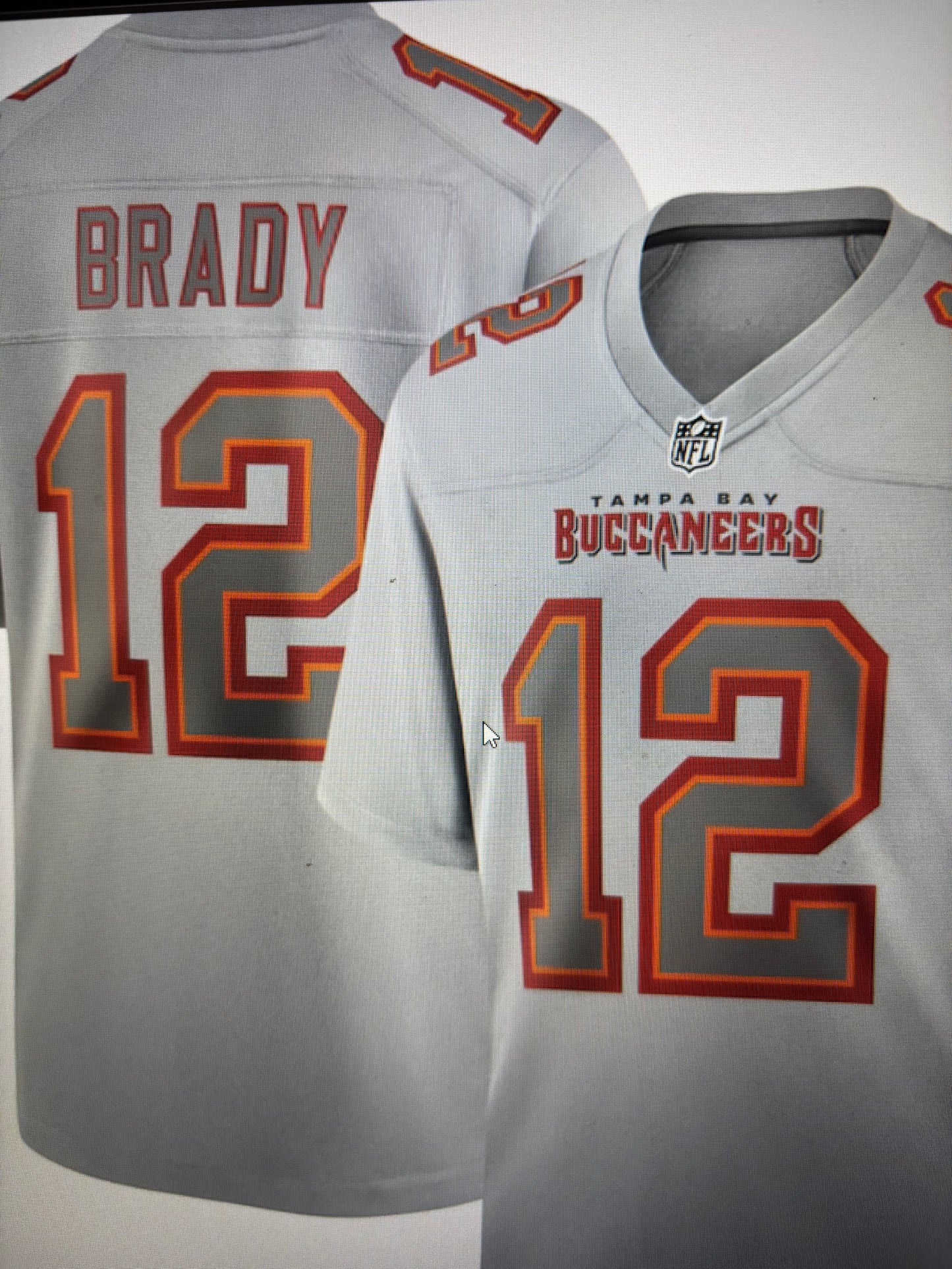 Tom Brady Tampa Bay Buccaneers Nike Atmosphere Fashion Game Jersey - Gray.