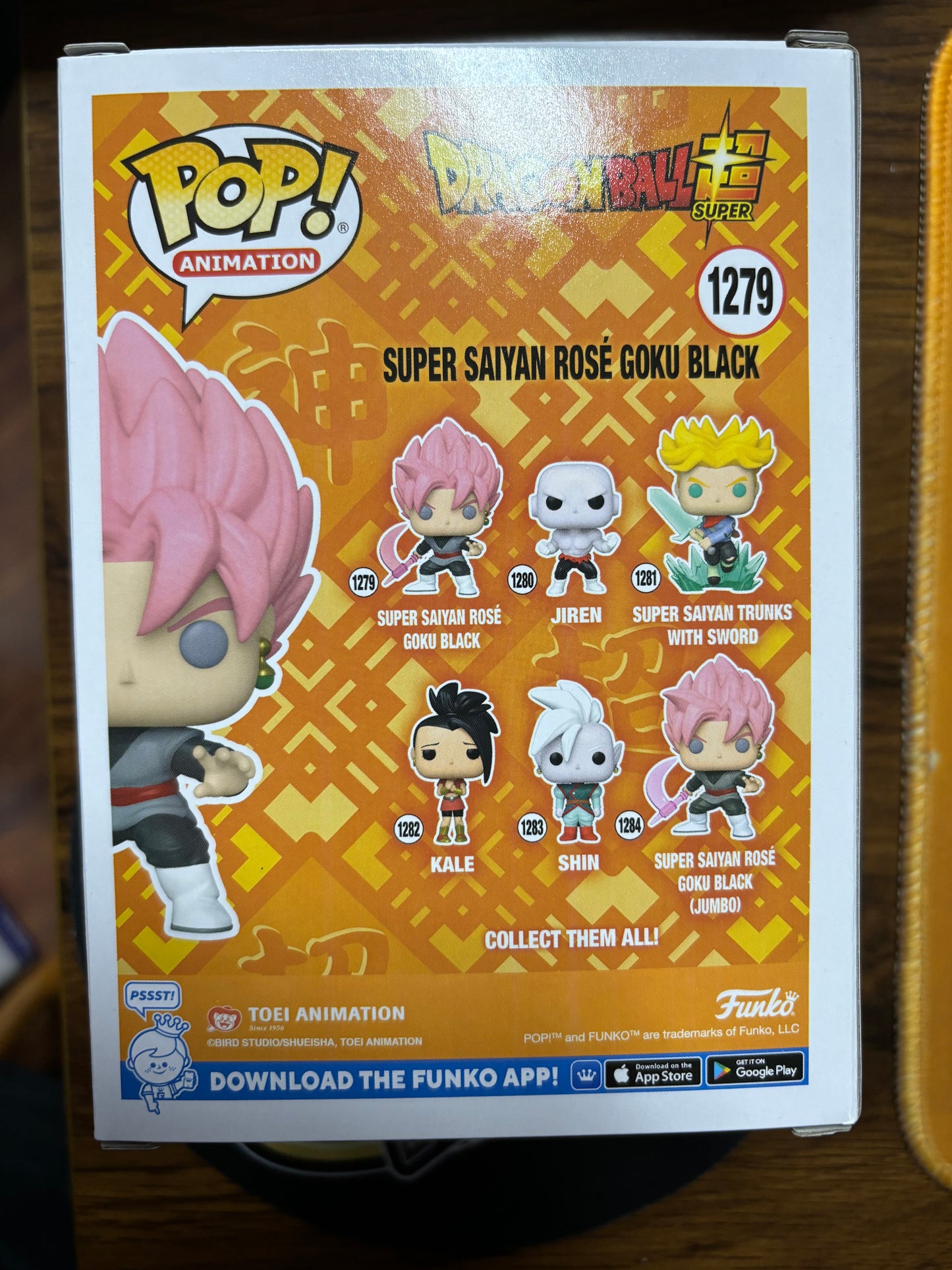 Funko Pop Dragon Ball Z Super Saiyan Rose Goku Black #1279! New!