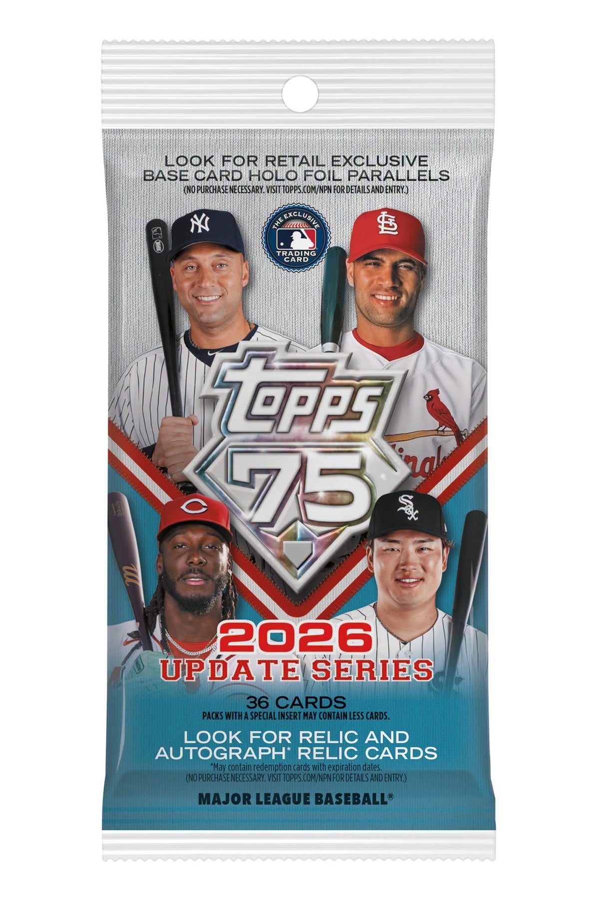 2026 TOPPS BASEBALL UPDATE SERIES FAT PACKS