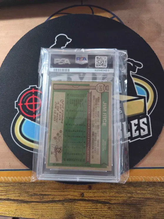 1976 TOPPS Jim Rice PSA Auto