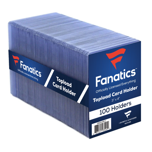 Fanatics Brand Top Loaders 100 ct. 3x4. 35pt Regular.