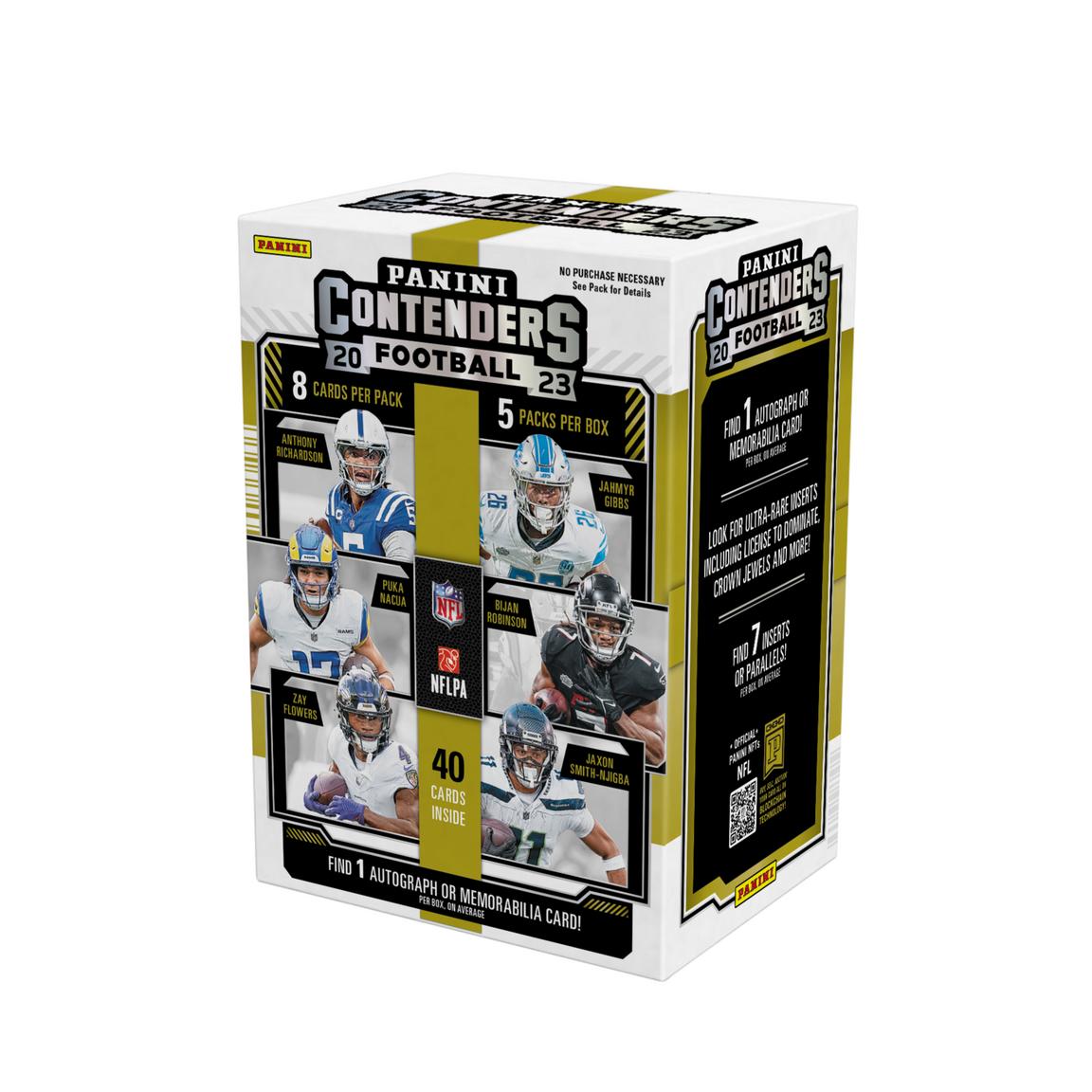 2023 Panini Contenders Football Trading Cards Blaster Box. New.