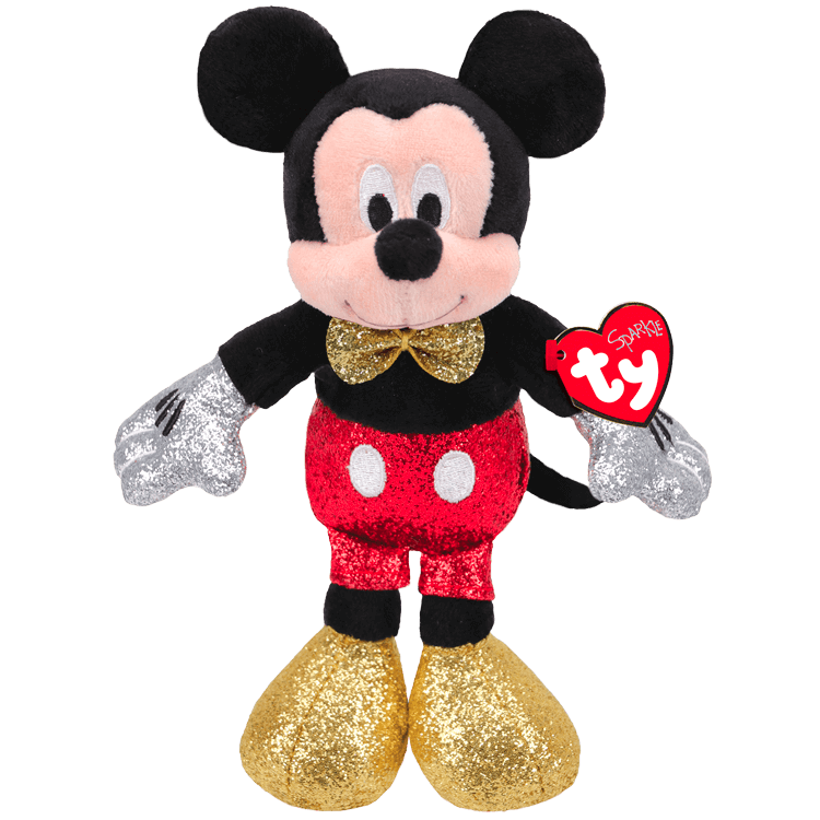 TY Sparkle Mickey Mouse Plush