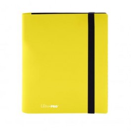 Ultra Pro PRO Binder: 4-Pocket - Lemon Yellow. New.