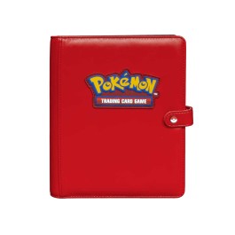 Ultra Pro Premium Snap Binder 4-Pocket Pokemon Red. New.
