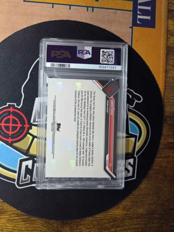 2023 Bowman Red 02/10 Aaron Judge PSA 8