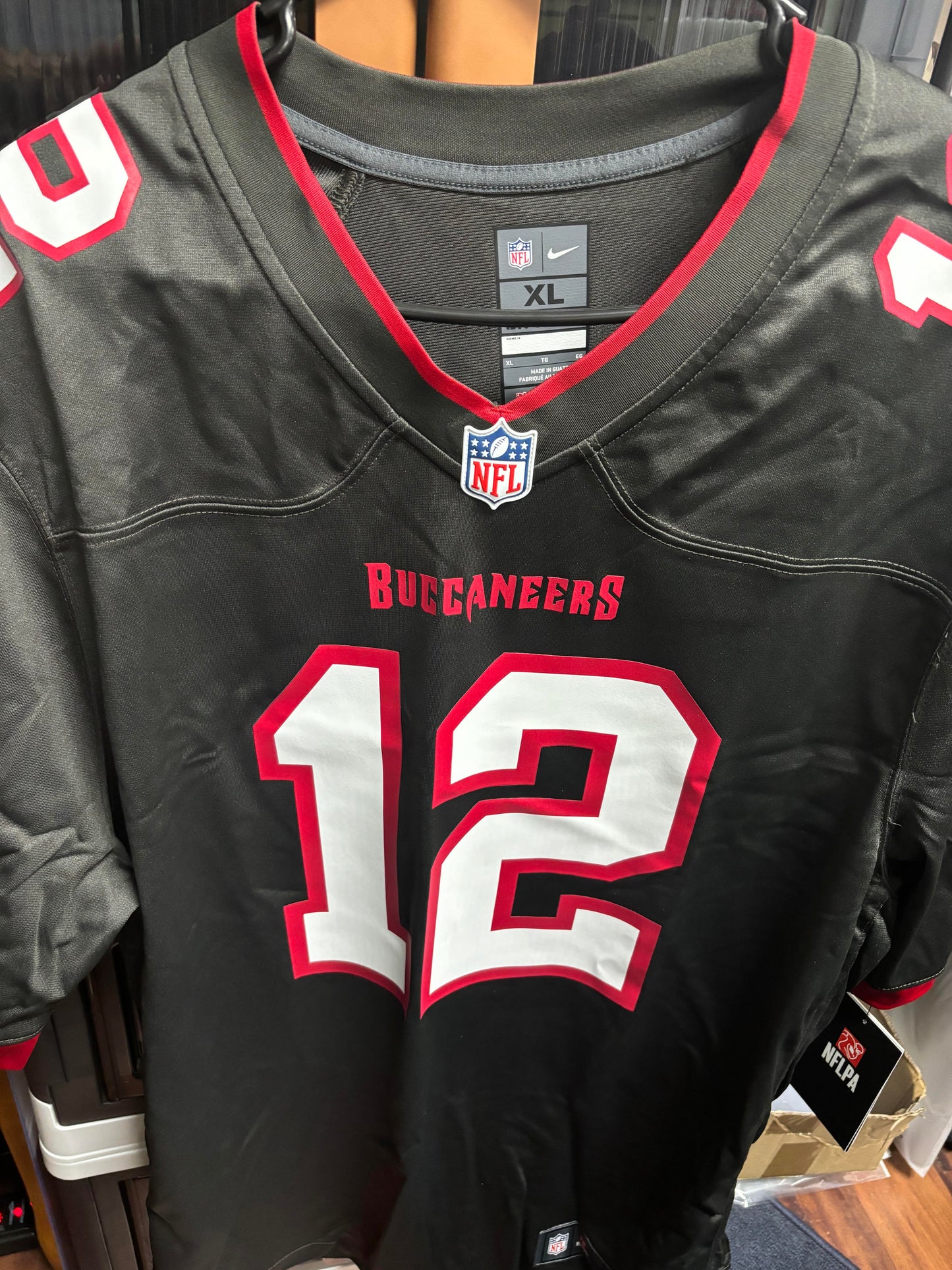 Tom Brady Tampa Bay Buccaneers Nike Alternate Game Jersey - Pewter.