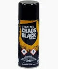 Games Workshop Citadel Colour Chaos Black. New.