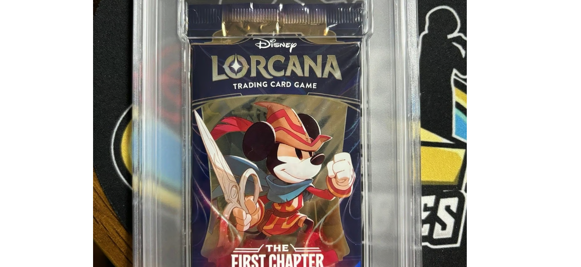 Disney Lorcana The First Chapter PSA Graded Set of all 3 Characters.