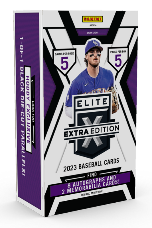 2023 Panini Elite Extra Edition Baseball Hobby Box. New. 8 AUTOS! 2 Memorabilia Cards!