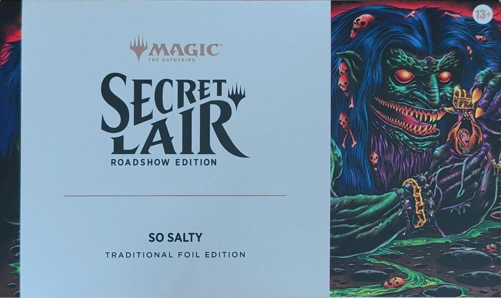 Magic the Gathering Secret Lair So Salty traditional foil edition