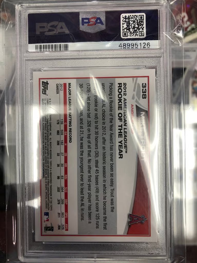 2013 Topps Mike Trout #338 PSA Graded GEM MT 10!