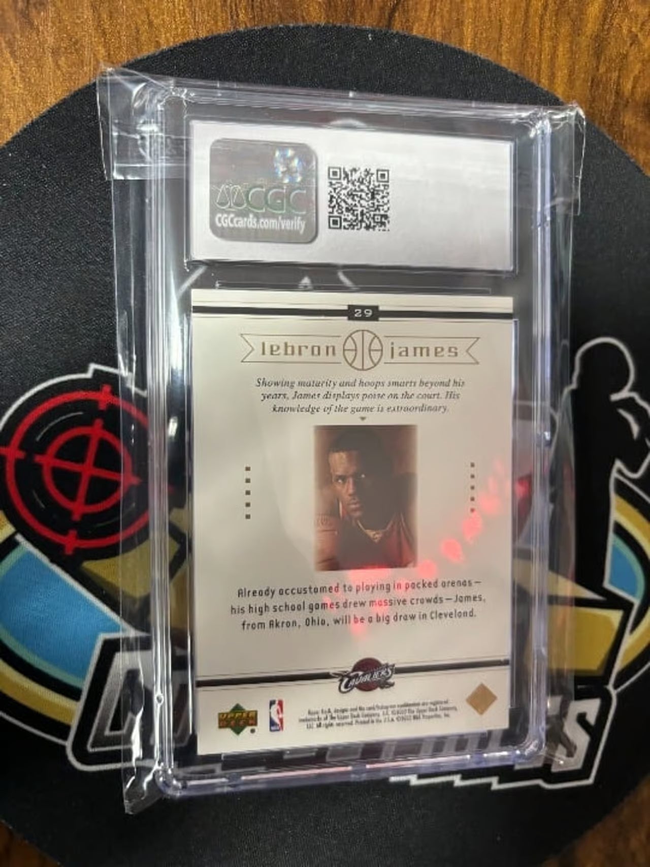 2003-04 UD Lebron James #29 RC Graded 8.5!