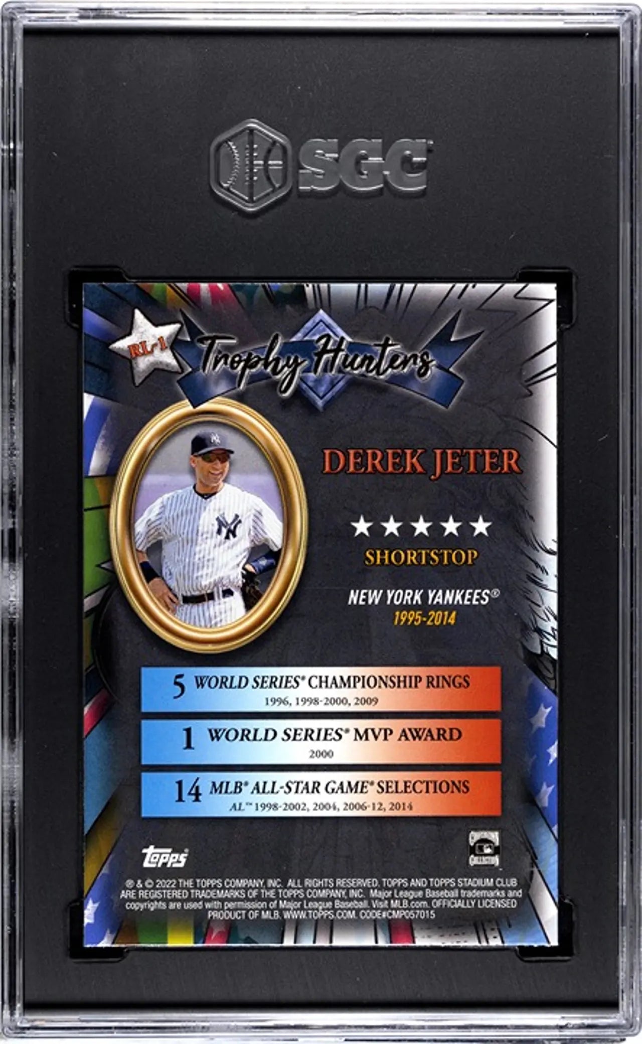 1993 Topps Derek Jeter RC #98 SGC 9.
